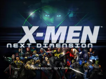 X-Men - Next Dimension screen shot title